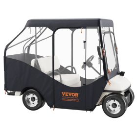 VEVOR Golf Cart Enclosure, 420D Polyester Driving Enclosure with 4-Sided Transparent Windows