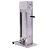 Stainless Steel Commercial Sausage Stuffer,Dual Speed Vertical Sausage Maker 7LB/3, Meat Filler with 4 Stuffing Tubes