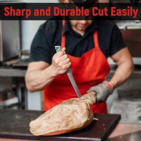 Damascus Steel Chef Knife 8 Inch, Santoku Knife, Boning Knife, Japanese Professional 10Cr15MOV Blade With Hand Forged Hammer Pattern (size: Boning Knife)