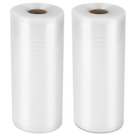 2 Rolls of Vacuum Sealer Bags Vacuum Storage Bag (size: L)