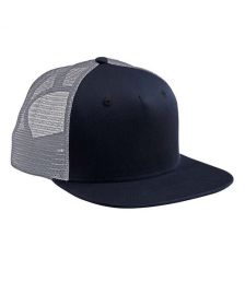 Big Accessories BX025 Surfer Trucker Cap (Color: NAVY/ GREY)