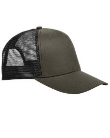 Big Accessories BX025 Surfer Trucker Cap (Color: OLIVE/ BLACK)