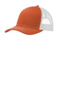 Port Authority Snapback Trucker Cap C112 (Color: Texas Orange/ White)