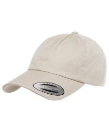 Yupoong 6245CM Adult Low-Profile Cotton Twill Dad Cap (Color: STONE)